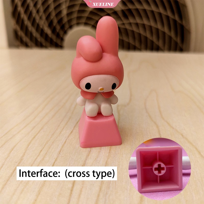 Keycap Tombol keyboard Mekanikal Pbt stereo Motif Kartun My Melody R4 ESC