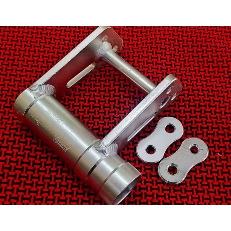 mounting mio amlu 5cm warna silver bisa digunakan untuk soul mio fino