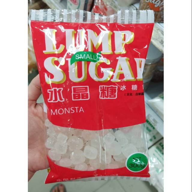 

300 gr MONSTA lump sugar - gula batu - cane sugar 300 gr