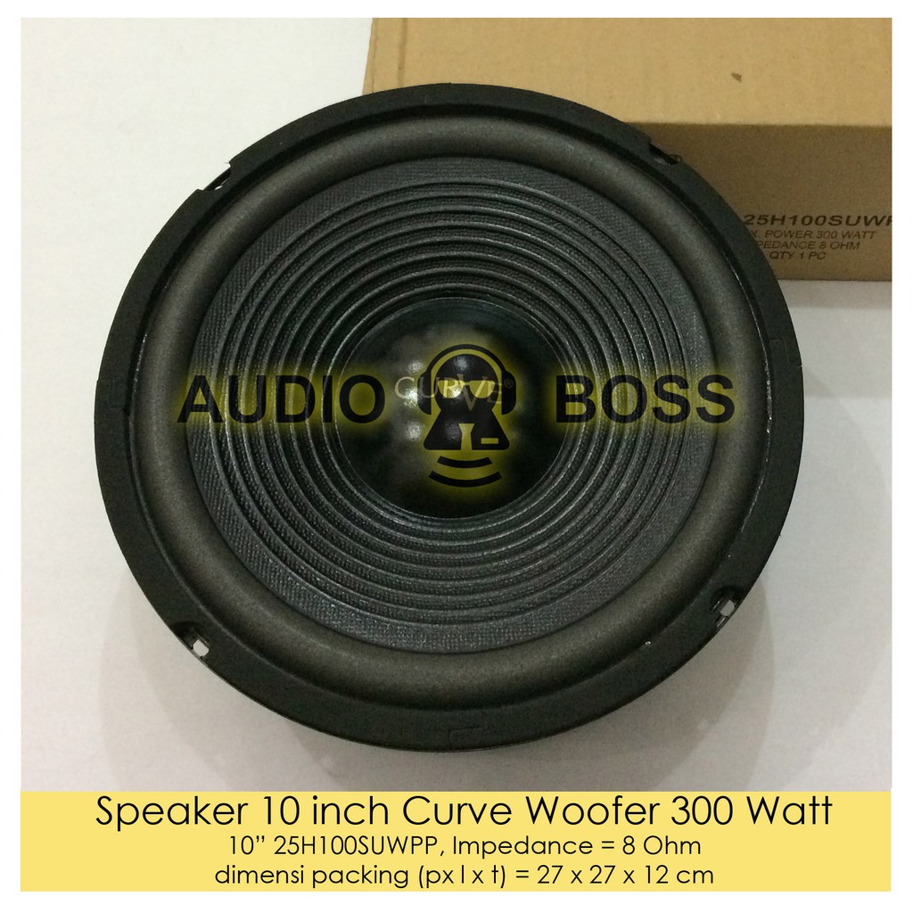 Speaker 10 Inch Curve Woofer 300 Watt - Speaker Curve Woofer 300 W 10 Inch - Speaker Curve 10" 300W