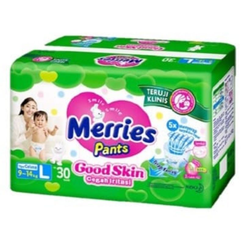 Merries Good Skin L30 / merries / pampers / diapers
