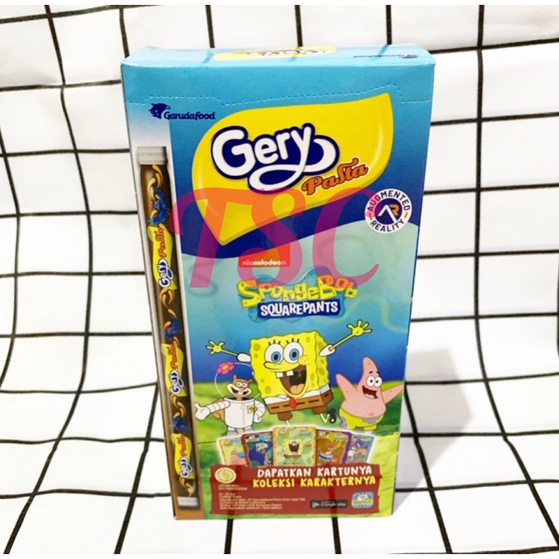 

Gery Pasta Cokelat Box isi 20 pcs Gery pasta spongebob edition Gery Pasta Chocolate