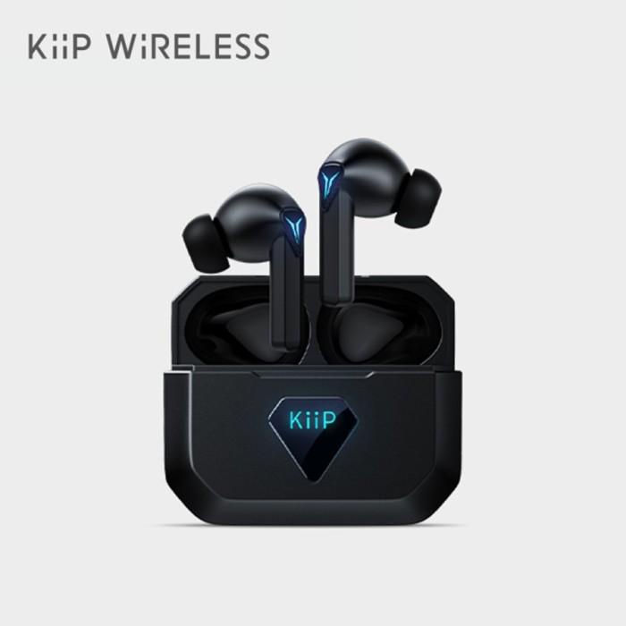 KIIP TWS Earphone Bluetooth GM6 Gaming Mode - Low Latency 65ms - Bluetooth 5.0 - Garansi Resmi 1 Tahun