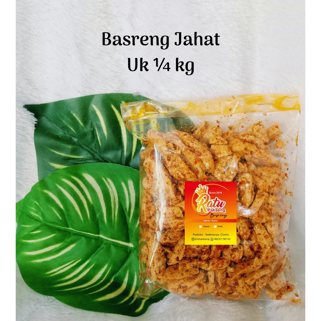 

Basreng Jahat Pedas 1/4 Kg