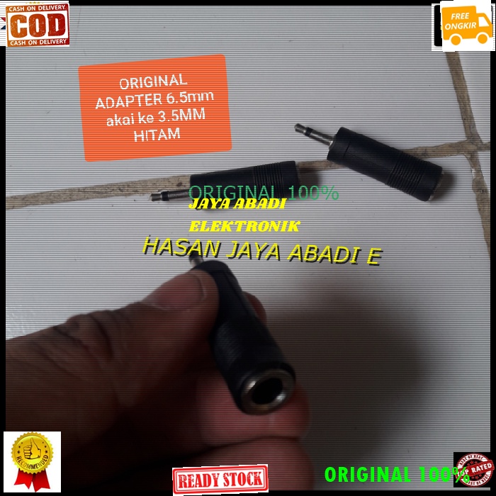 G249 ORIGINAL JACK 3.5MM COWO JEK AKAI AKAY 6,5MM CEWE MMIC ADAPTER MIK KONEKTOR MICROPHONE SAMBUNGA