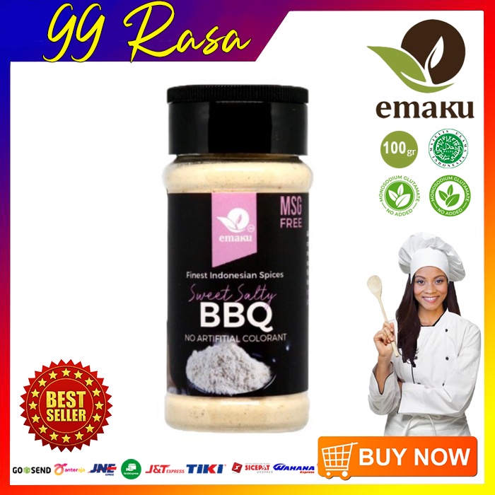 

Bumbu Tabur Barbekyu - BBQ Powder 100gr No MSG | Emaku