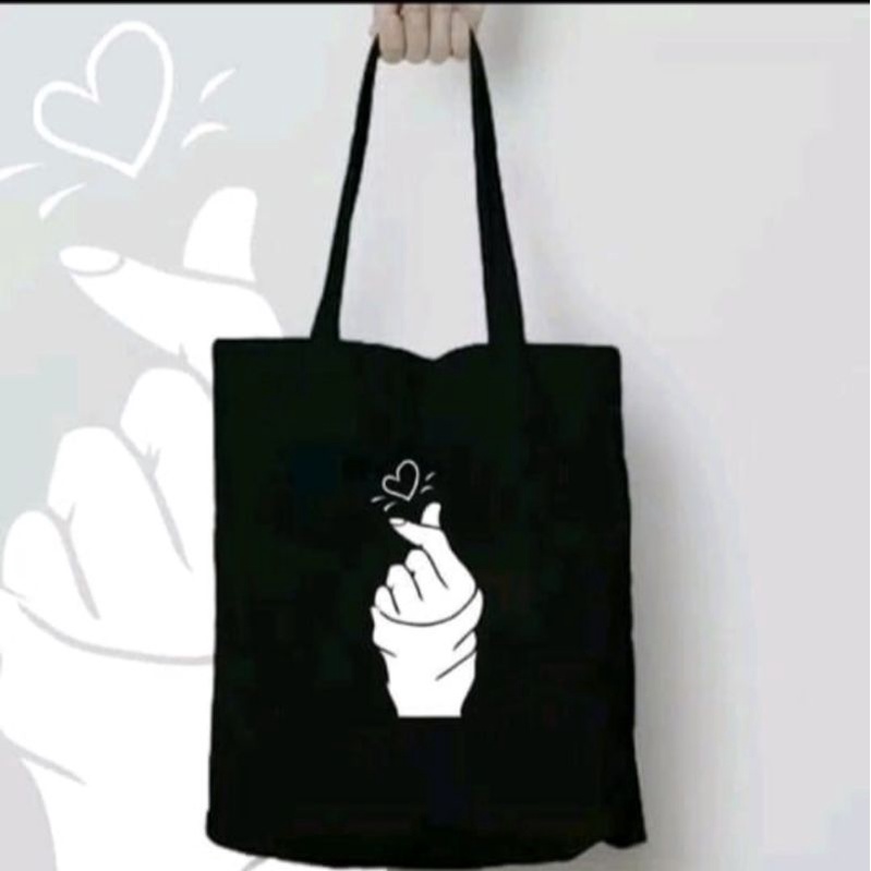 GROSIR (RESLETING) BISA COD TOTEBAG / TOTE BAG QUOTE SARANGHEO