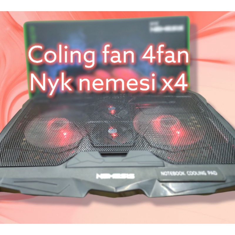 NYK X4 Storm Breaker Notebook Laptop Silent Cooling Cooler Pad