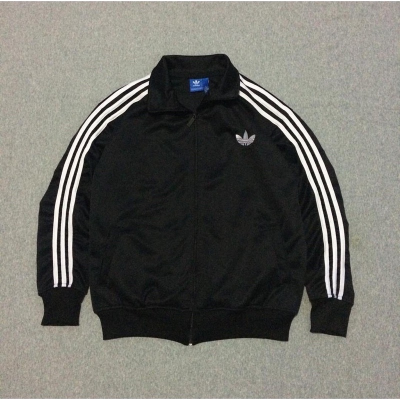 TTOP ADIDAS FIREBIRD HITAM SECOND LIKE NEW ORIGINAL