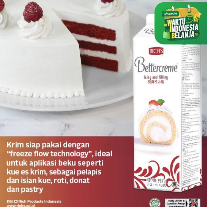 

ButterCream 907 Gr / Better Cream Richs / Bettercreme / Better Creme