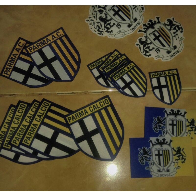 Logo Parma AC - Patch Parma Calcio - Liga Italia