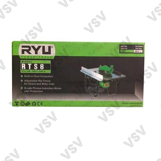 RYU RTS8 Table Saw 8&quot; Meja Gergaji Kayu RTS 8 Table Saw RYU