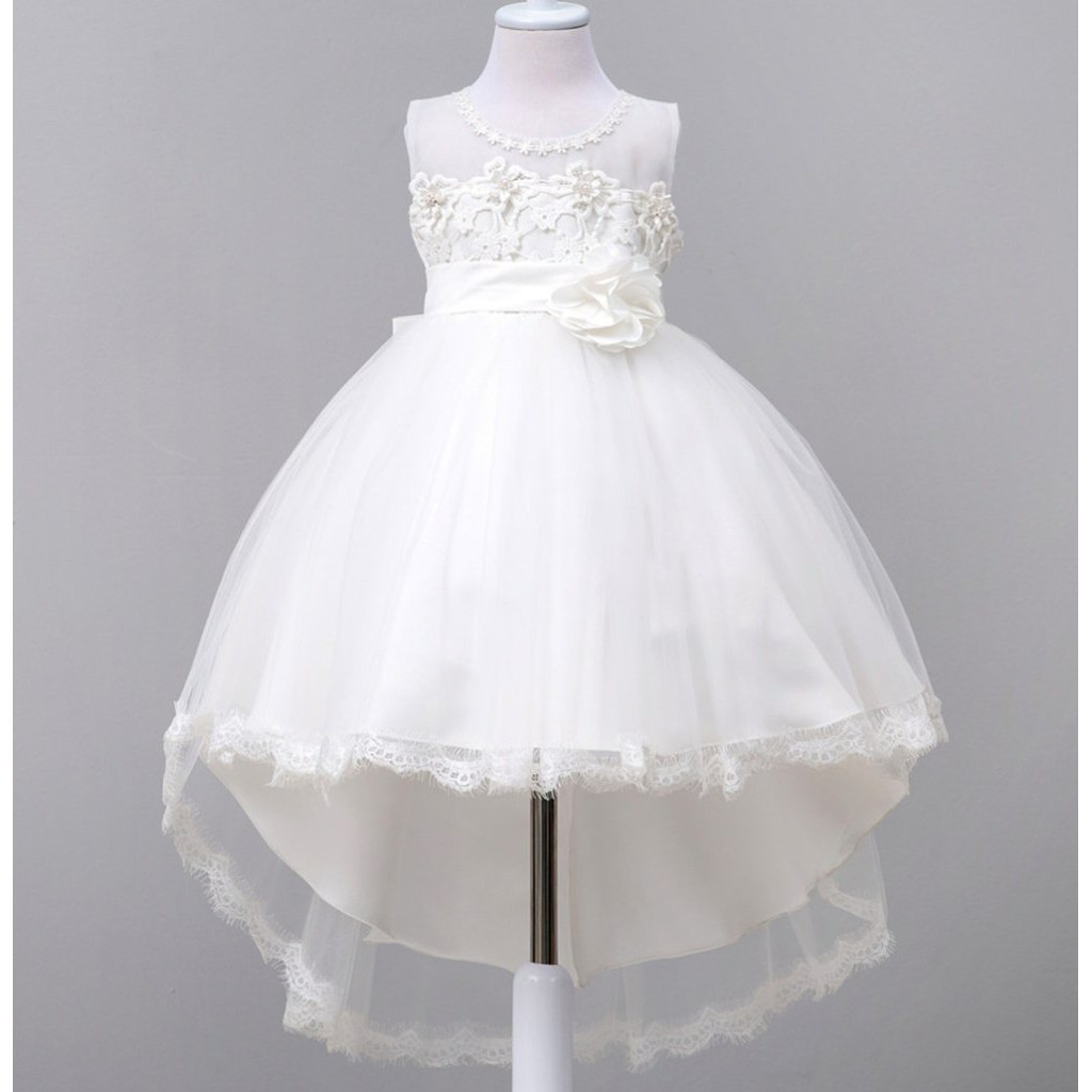 white little girl bridesmaid dresses