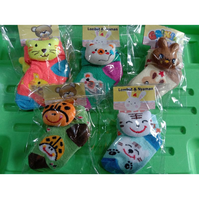 KAOS KAKI BAYI BONEKA SAMPING ISI 1 PASANG