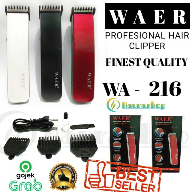 Alat Cukur Rambut Kumis Jenggot WAER WA-216 / Hair Clipper Nova 216