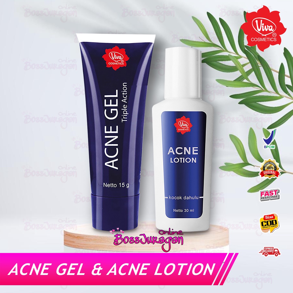 (BOSS) VIVA ACNE Series - Acne Lotion 30ml | Acne Gel 15g