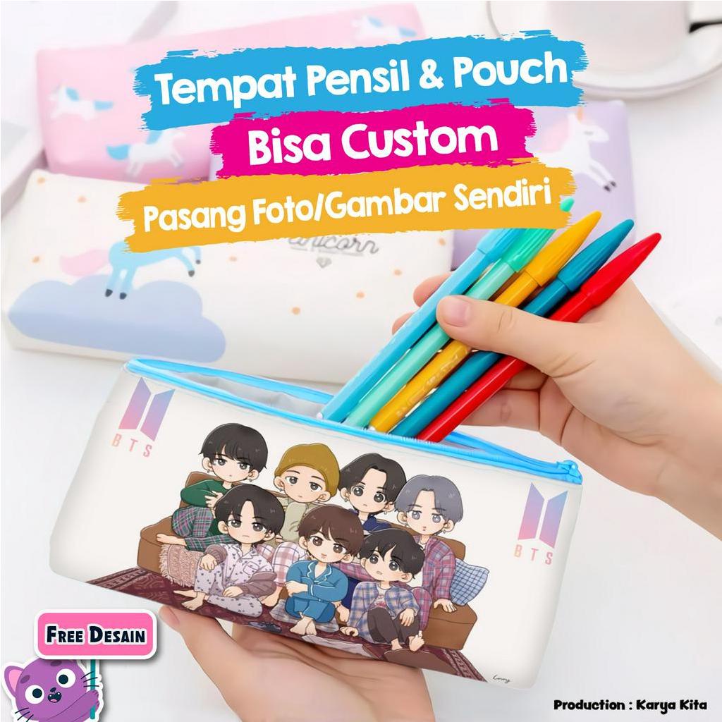 

TEMPAT PENSIL CUSTOM KEREN MURMER / NAMA / FOTO