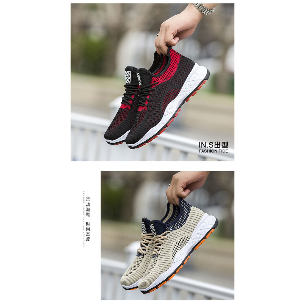 X8211 Sepatu Pria Trendy (Free Box &amp; Bubble Wrap) - Sepatu Olahraga Pria - Running Shoes - Sepatu Import Terbaru