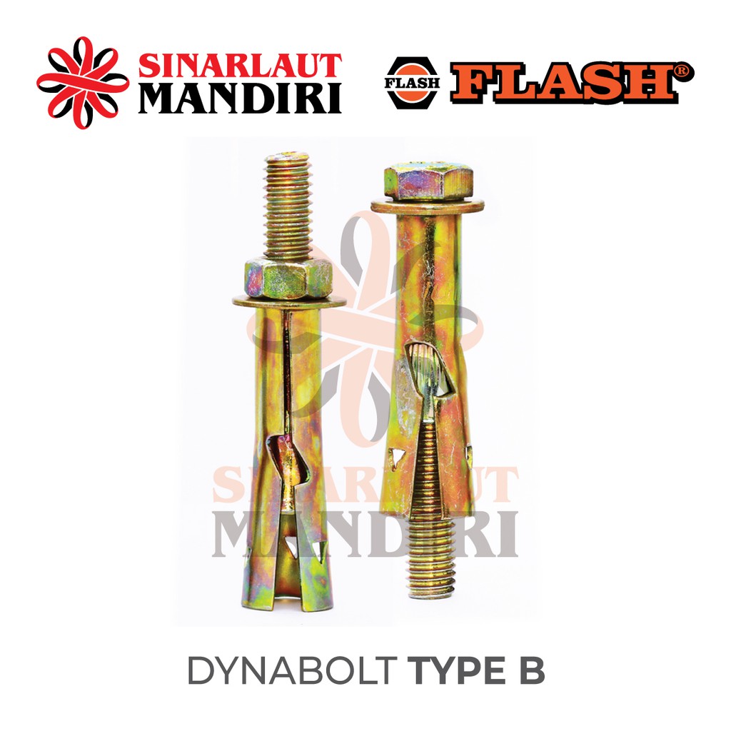 Grosir Dynabolt Type B / Tipe B / Bolt Type B Flashbolt 10 X 60 xmM3RLDuyxpWDYg