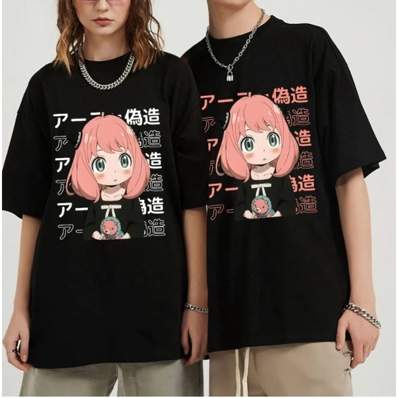 OVERSIZE TSHIRT SPY x FAMILY I Atasan Anime Jepang Anak Dewasa Wanita Pria Unisex Oversize Jumbo Bigsize