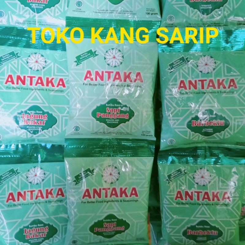 

BUMBU SERBAGUNA ANTAKA Rasa Jagung Bakar/Sapi Panggang/Barbekyu 100gr