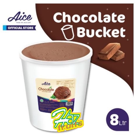 

AICE Chocolate Bucket Ice Cream Es Krim Ember 8L Eskrim Coklat