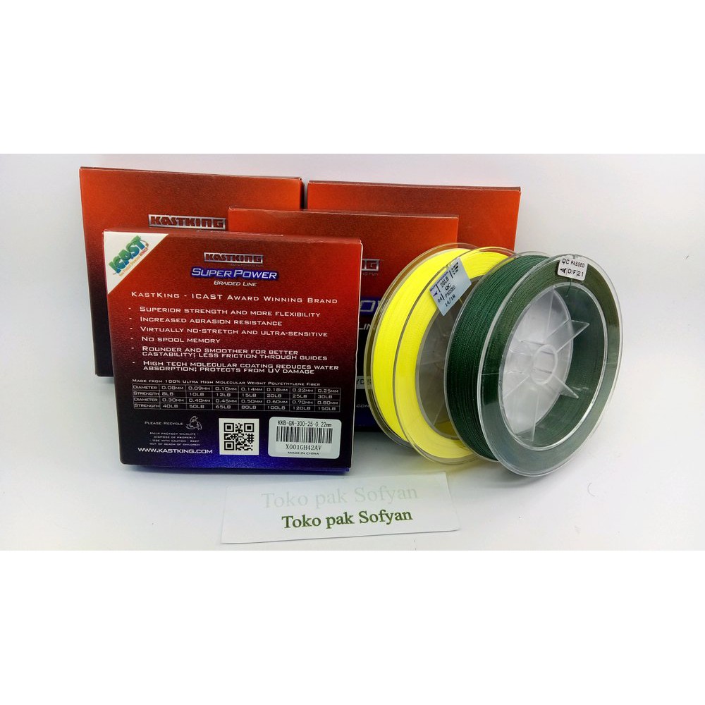 Senar Benang pancing Kastking PE braid line original