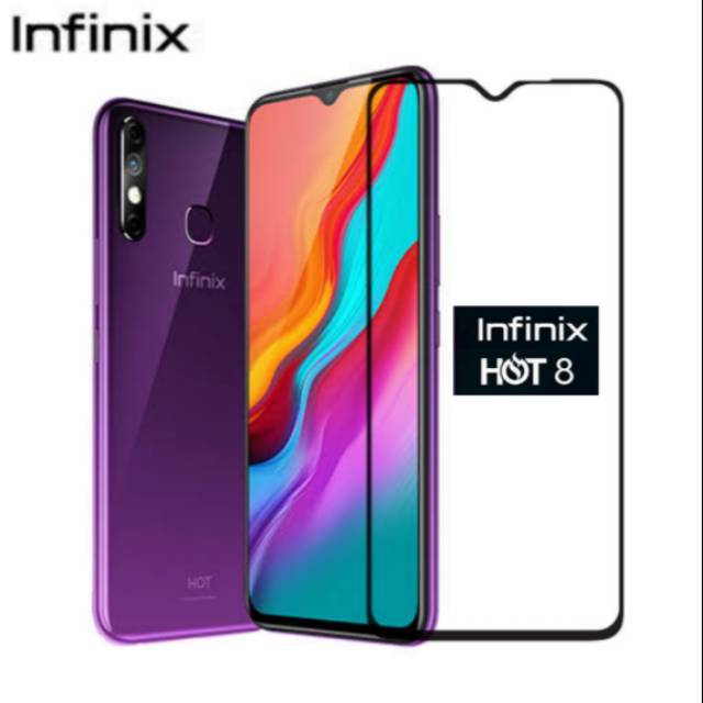 Tempered Glass infinix hot 8 Anti Gores Kaca infinix hot 8 Pro