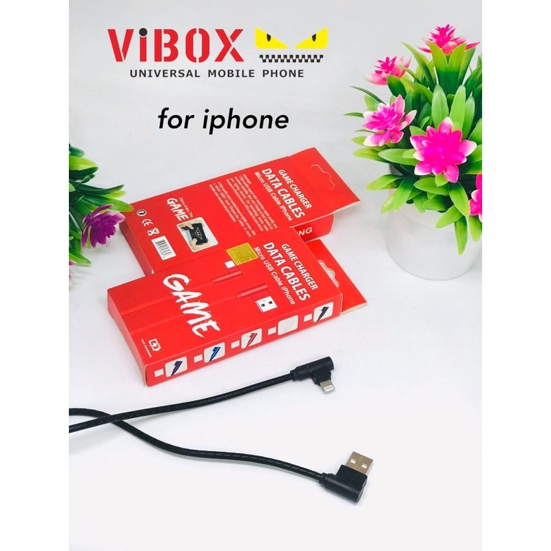 PROMO KABEL DATA VIBOX GAMING MICRO / TYPE C / IPH FAST CHARGING