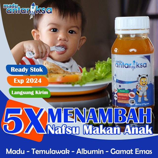 Vitamin Anak Vitamin Penambah Nafsu Makan Anak | Suplemen Penambah Nafsu Makan Anak | MADU ANTARIKSA