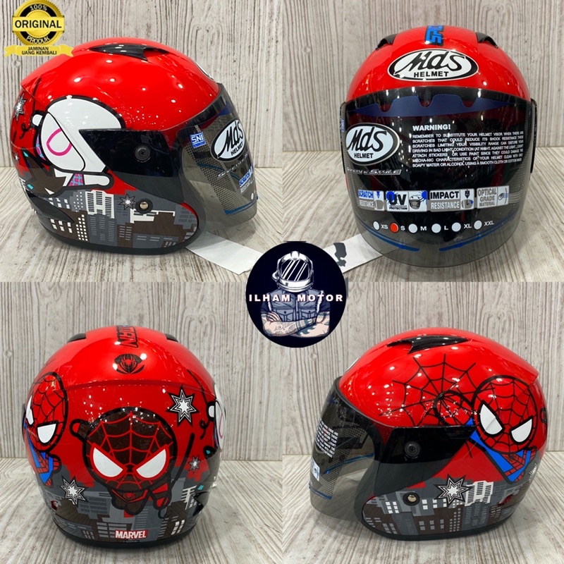 Helm MDS anak Spiderman