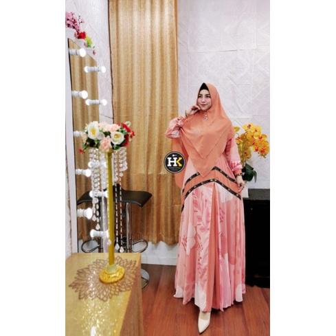 HILMA SYARI THE SERIES BY HK DERMAWAN Gamis syari original,gamis import