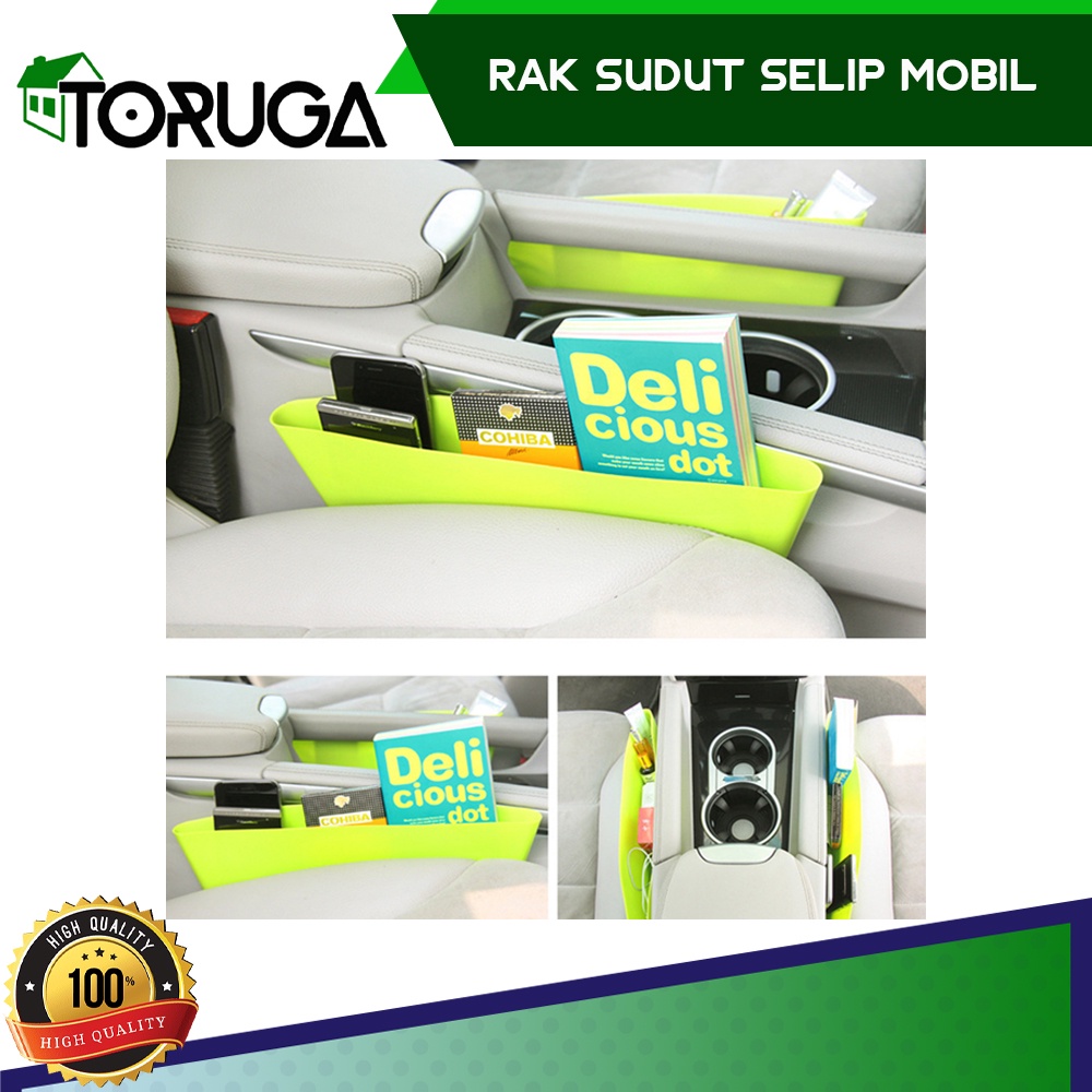 Rak Sudut Selipan Mobil Samping Jok / Car Seat Gap Storage Organizer