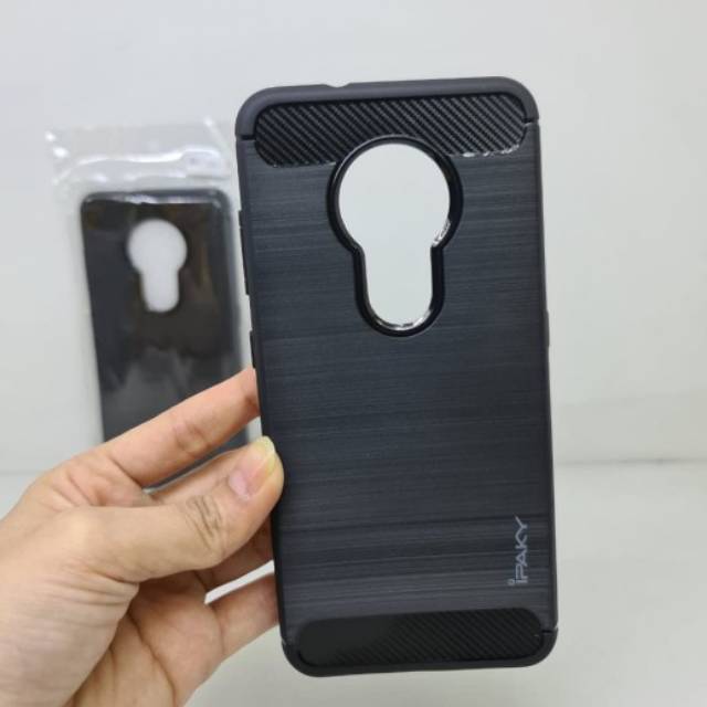 iPaky Carbon Nokia 7.2 6.3" Soft Case NOKIA 7.2 Slim Fit nokia 7.2