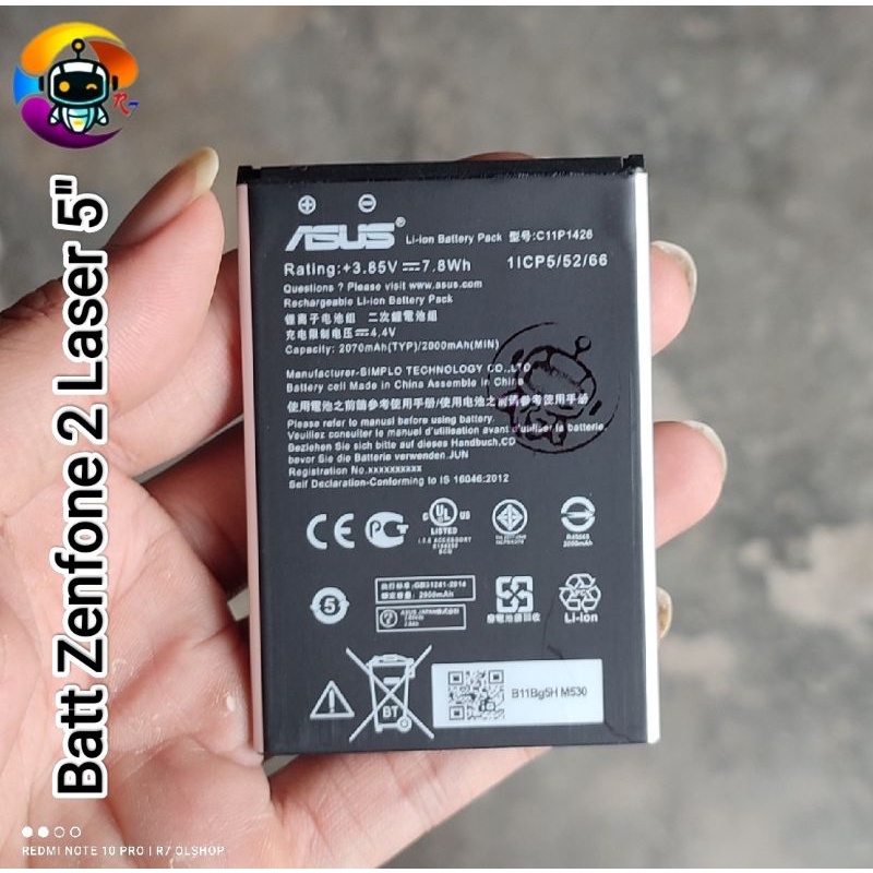 Baterai Asus Zenfone 2 Laser 5inch ZE500KL Z00RD Z00ED ZE500KG Ori