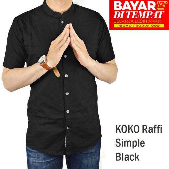 TOTOTAshop.kemeja koko TRENDI (3 ukuran M-L-XL) Lengan pendek,leher sanghai,bahan cotton stretch