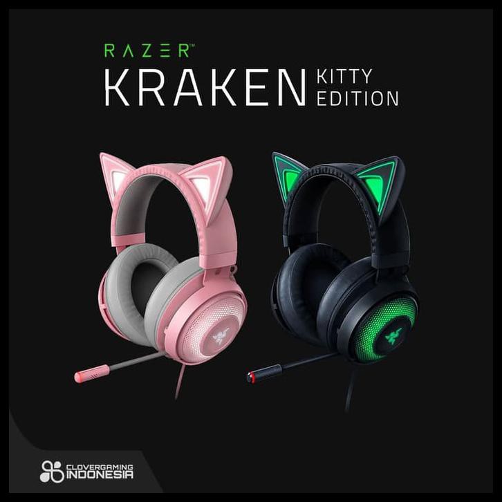 RAZER KRAKEN KITTY EDITION - GAMING HEADSET - BLACK