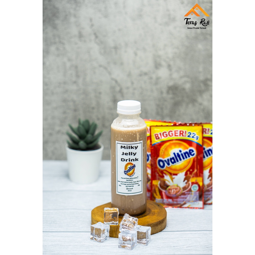 

Milky Jelly Drink Ovaltine Cokelat Premium Terasrafi 250ml