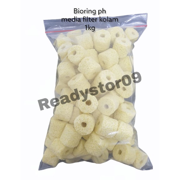 bioring super penurun PH 1kg / media filter kolam / saringan air