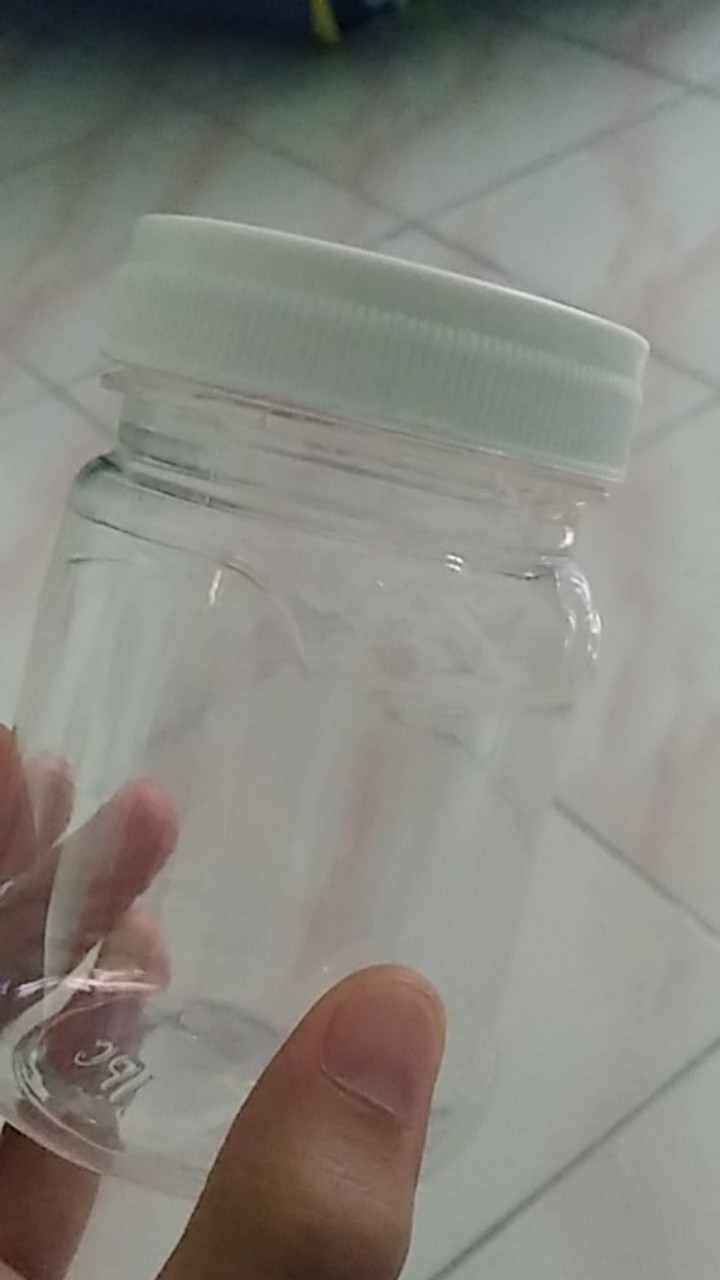 200ml Round Ukiran Hati /toples /jar /plastik