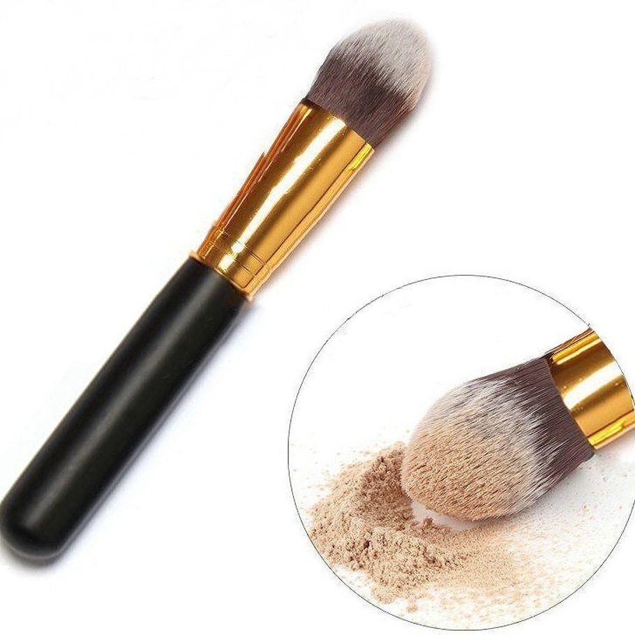 10PCS Set Make Up Brush / Kuas Make Up Kosmetik Wajah Mata Lembut Contour - Kabuki Brush