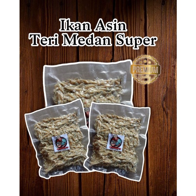 

TERI MEDAN SUPER KUALITAS PREMIUM KEMASAN VACUM 500gr TERMURAH !!!