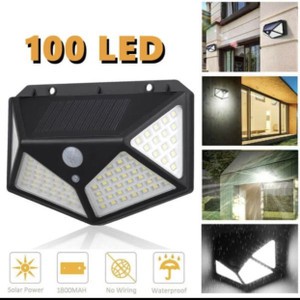 Lampu Taman Tenaga Surya 100 LED Sensor Light LED Solar Lamp