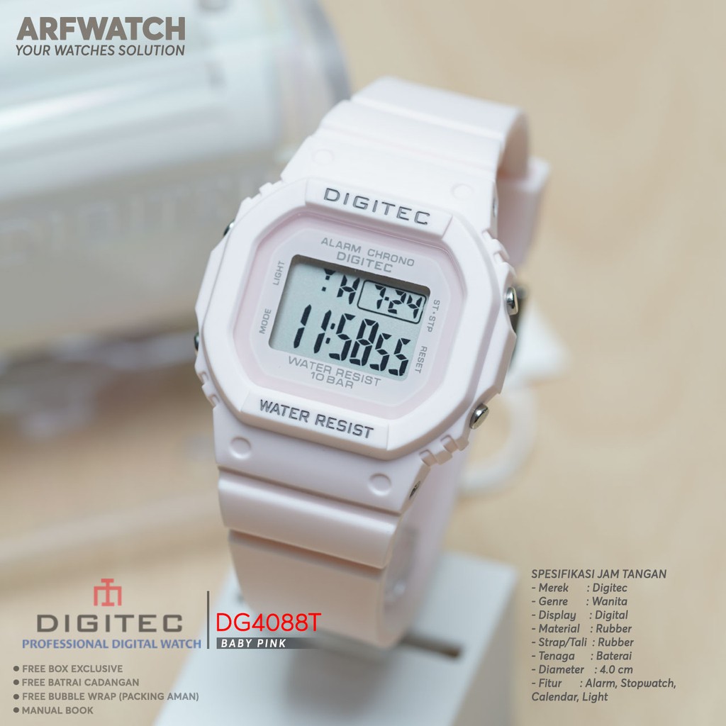 Jamtangan Wanita Digital DIGITEC DG4088T