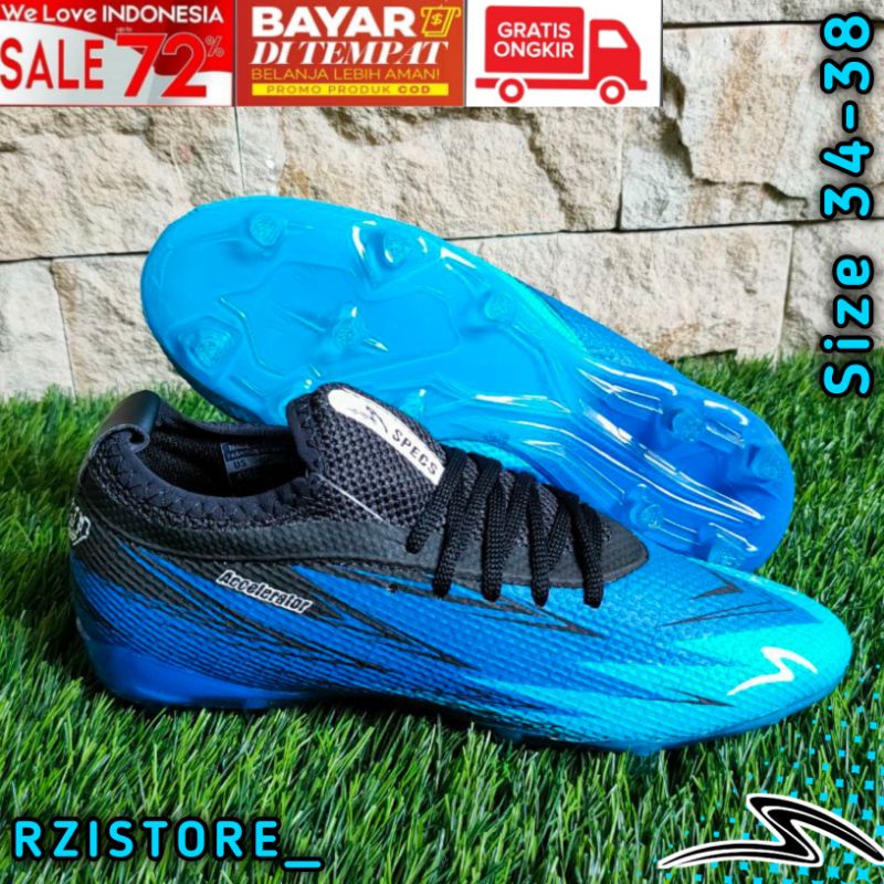 Sepatu bola anak SPECS lighspeed accelerator semibots Grade ORI terbaru 2022 sepatu sepak bola anak 