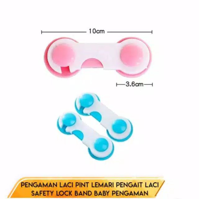 Kunci Pengaman Laci Pintu Lemari Kulkas / Pengunci Laci Bayi / Baby Safety Lock