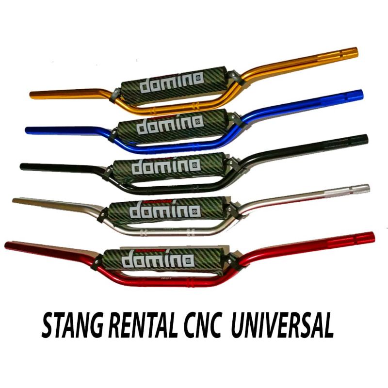 Stang Fatbar Domino Stang Rental Set Stabilisel+ Busa Stang Nmax Pcx Vixion Megapro TIger Trail Klx Crf - Mj 86