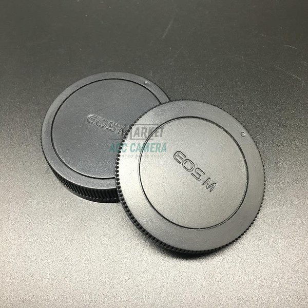BODY CAP & LENS REAR CAP COVER TUTUP BODY REAR LENSA CAP Canon EOS M M2 M3 M5 M6 M10 M50 M100