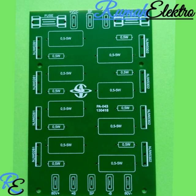 PCB TR Final 4 set NJW...Toshiba dan Sejenisnya