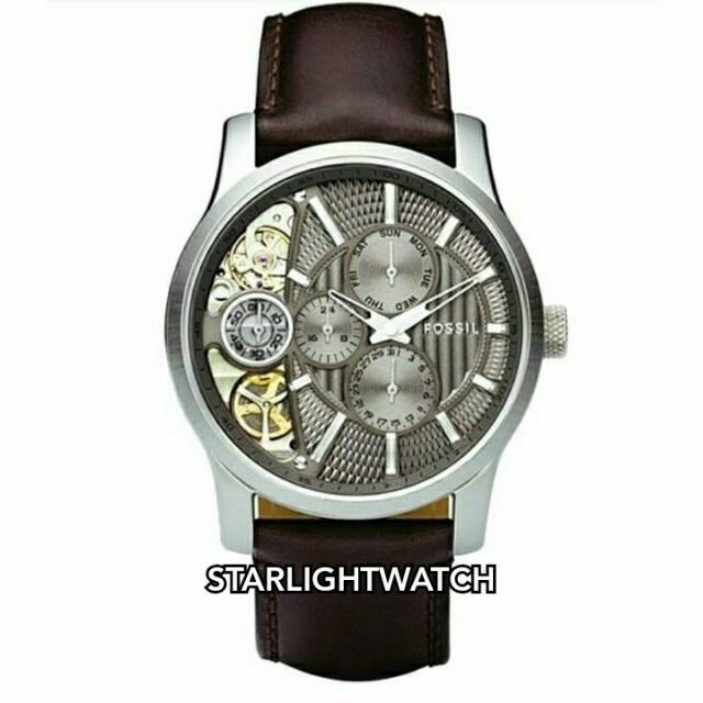 JAM TANGAN PRIA FOSSIL ME1098 BATRE STAINLESS KUALITAS ORIGINAL TALI KULIT